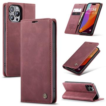 iPhone 16 Pro Caseme 013 Series Wallet Case - Wine Red