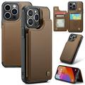 iPhone 16 Pro Caseme C22 Case RFID Card Wallet - Brown