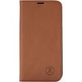 iPhone 16 Pro JT Berlin BookCase Tegel Flip Leather Case - Cognac