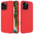 iPhone 16 Pro Max Liquid Silicone Case - Red