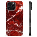 iPhone 16 Pro Max TPU Case - Red Marble