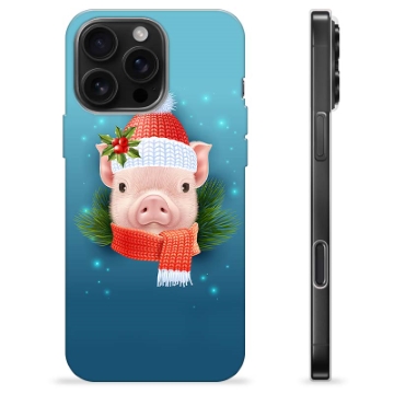 iPhone 16 Pro Max TPU Case - Winter Piggy