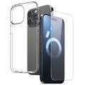 iPhone 16 Pro Northjo 2-in-1 Protection Set - Clear