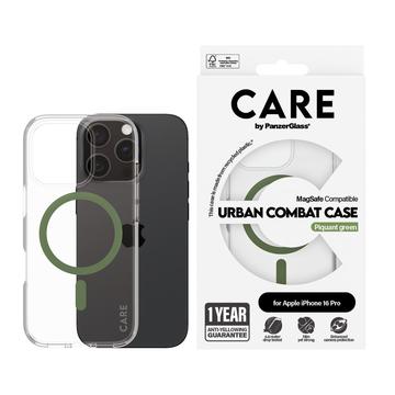 iPhone 16 Pro PanzerGlass Care Transparent Urban Combat Case - MagSafe Compatible