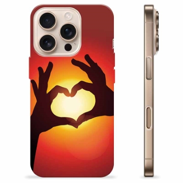 iPhone 16 Pro TPU Case - Heart Silhouette