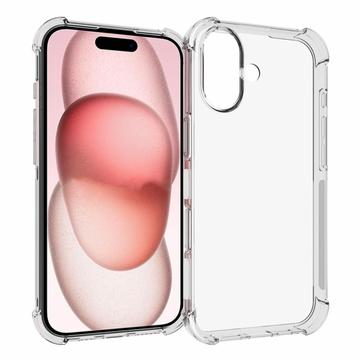 iPhone 16 Shockproof TPU Case - Transparent