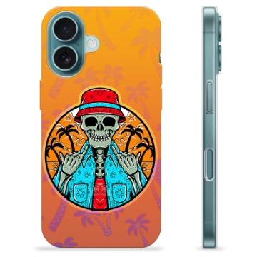 iPhone 16 TPU Case - Skeleton Summer