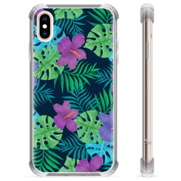 iPhone X / iPhone XS Hybrid Case - Tropical Flower