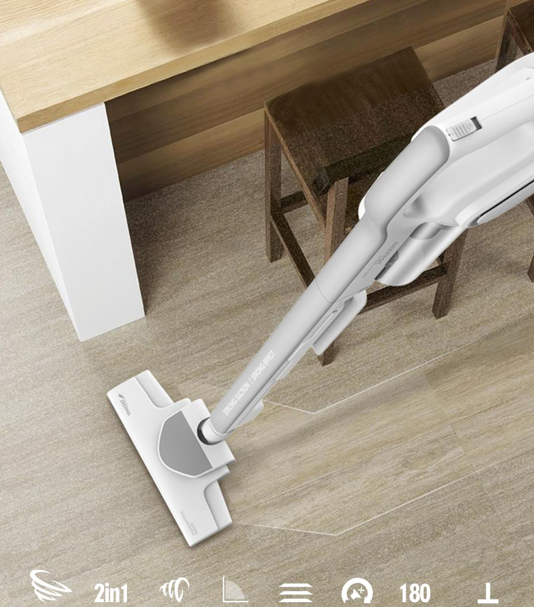 Deerma DX700 Vacuum cleaner - silver